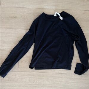 Lululemon blue cotton blend long sleeve